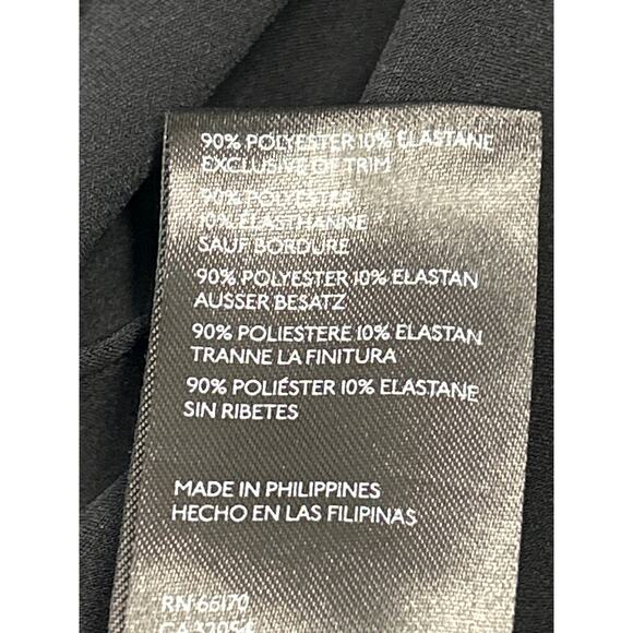 Anthropologie Black Flared Bell Bottom Trousers Size 10 Modern Statement Pants - Picture 9 of 10